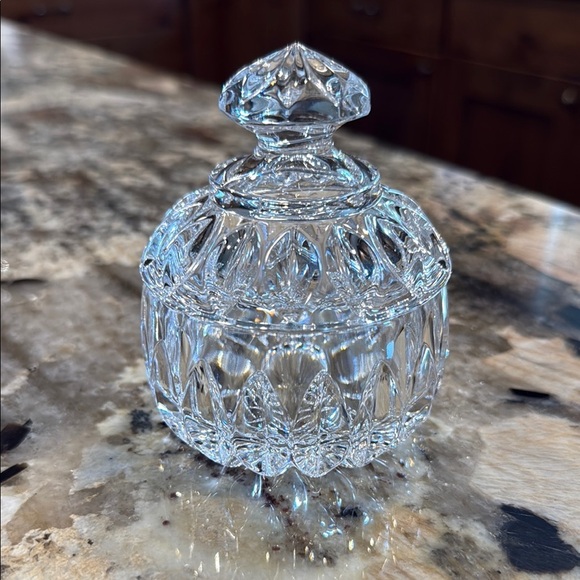 Vintage Gorham Althea Cut Lead Crystal Covered Sugar Bowl & Lid - Picture 1 of 3